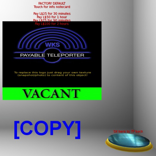 WKS Pay Teleporter System - copyable