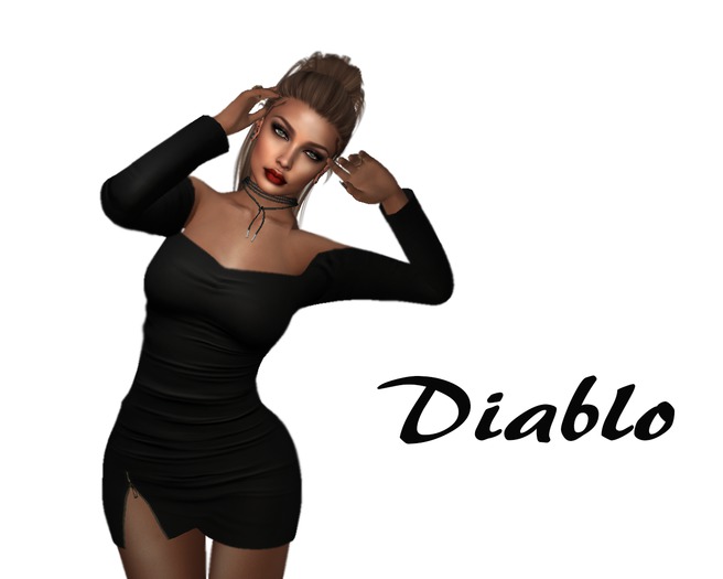Diablo - Mini dress Black