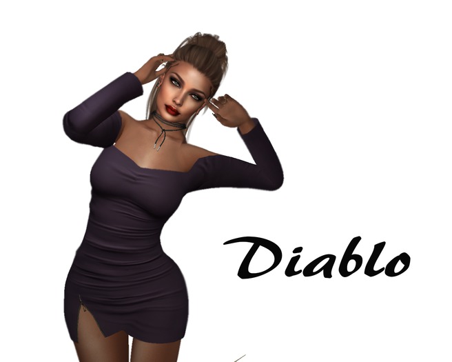 Diablo - Mini dress Lila 