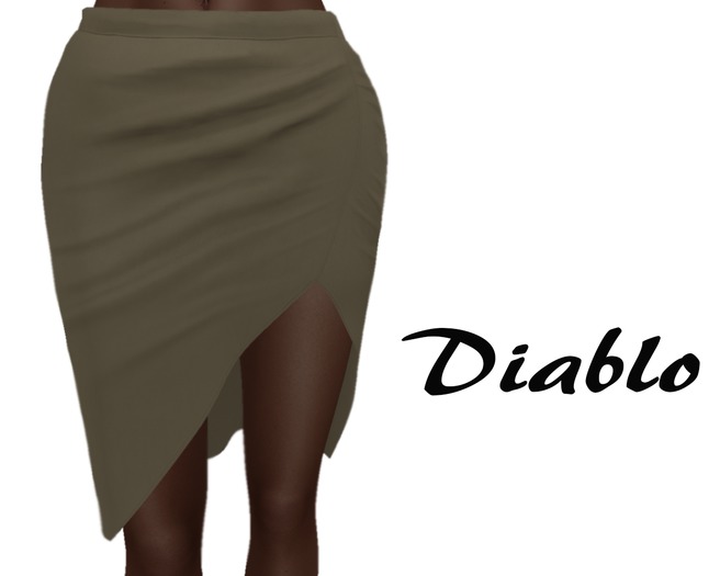 Diablo - Pencil skirt Beige 