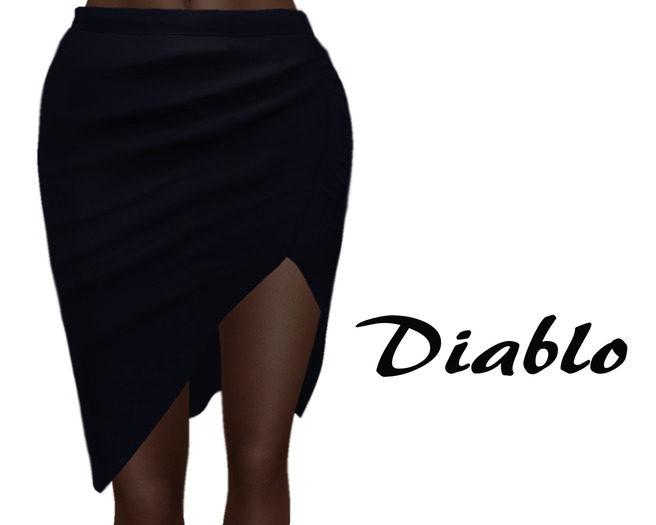 Diablo - Pencil skirt Navy 