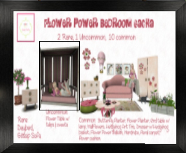 Flower Power Daybed-m/t- RARE