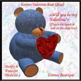 Cosmos Valentine Bear (Blue) BOX ( MESH)