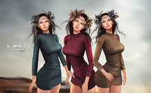 [MSN Design] Lara Dress [LBROWN]