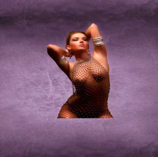beautiful girl in  grid