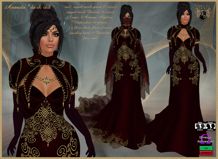 Ananda *dark red (incl. Omega) 