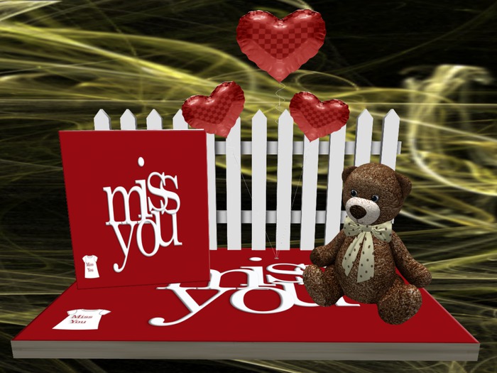 Miss You Card V95