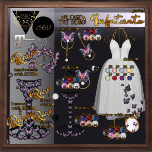 24. ERSCH& BEO - Infatuate Gacha MAITREYA HARNESS White