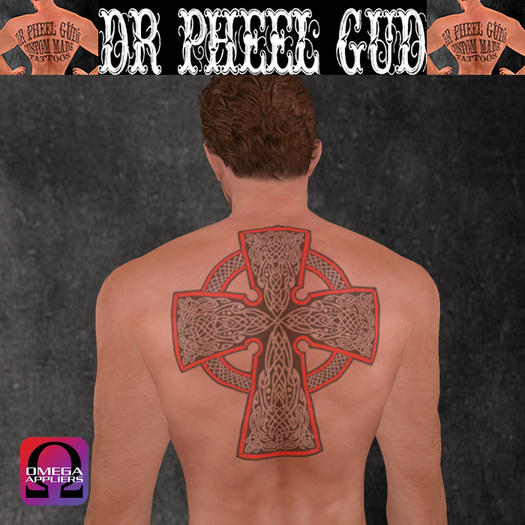 Celtic Cross (back) Omega Tattoo Allpier