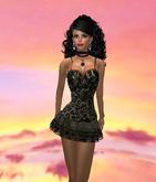 KL GL14 DALILA 4- CASUAL DRESS- SEXY DRESS- GOTHIC DRESS- PARTY- ELEGANT DRESS