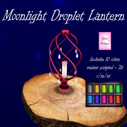 {.Gross Princess.} Moonlight Droplets Lantern