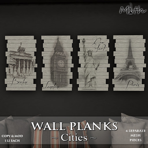 Myth - Wall Planks - Cities