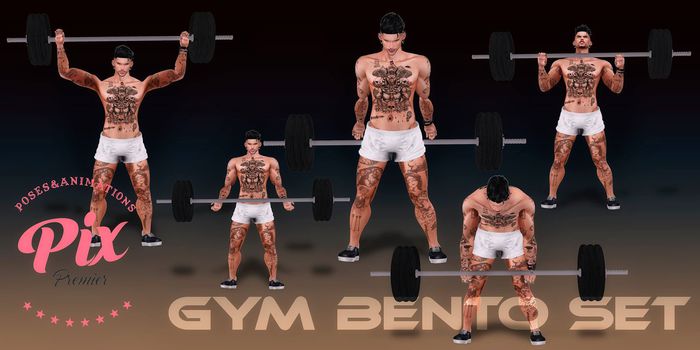 #Pp - Set Pose Gym Bento