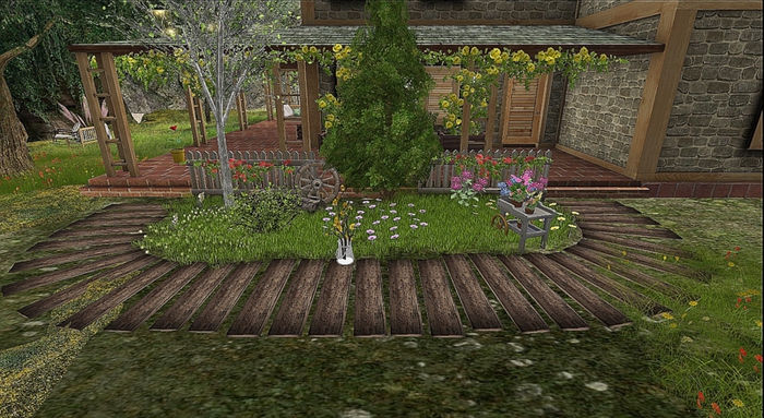 spring front yard