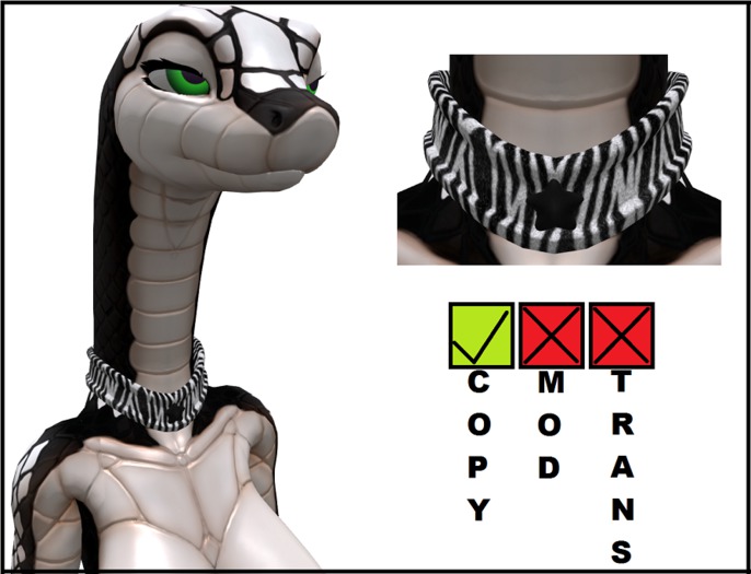 Free Snokra Zebra Collar