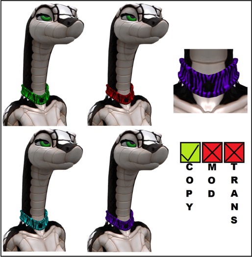 Snokra Zebra Collars (X4)