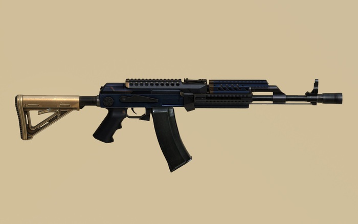 NEW AK KALASHNIKOV 5.45 mm GAME READY MESH FULL PERM + .dae and PSD + Shader Maps (NOTECRAD*)