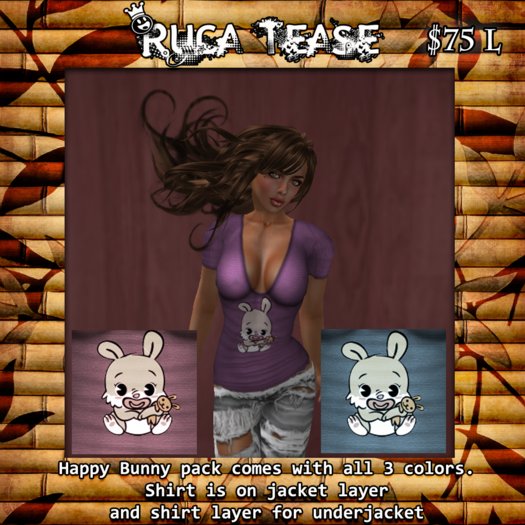 happy  baby  bunny blue by Ruca Tease -- \(-_-)/ --