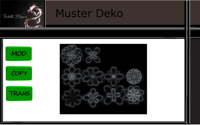 Sculpturen Muster Deko
