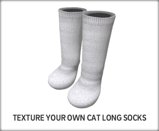 Zooby Cat Life Texture Kit Long Socks BOXED