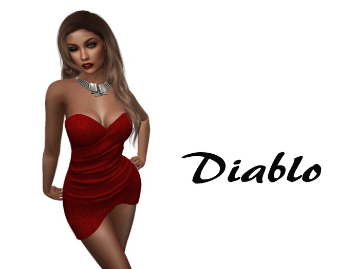 Diablo - Rush Lace red dress 