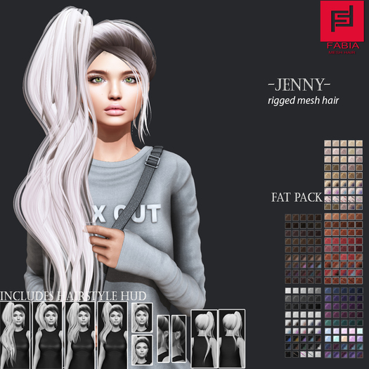 -FABIA- Mesh Hair   < Jenny> Fat Pack
