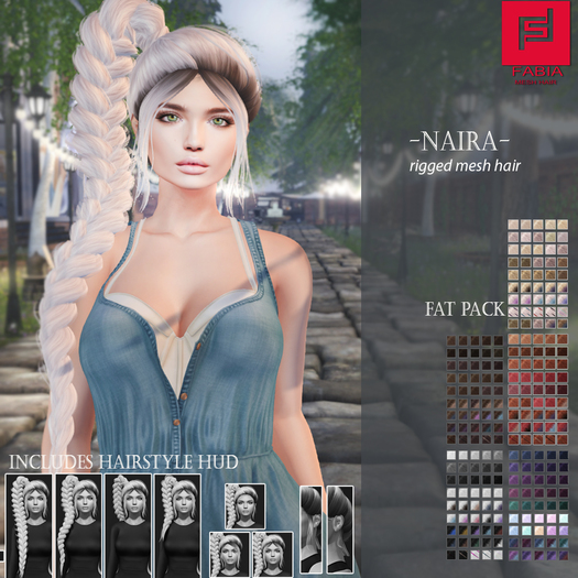 -FABIA- Mesh Hair   <Naira> Fat Pack