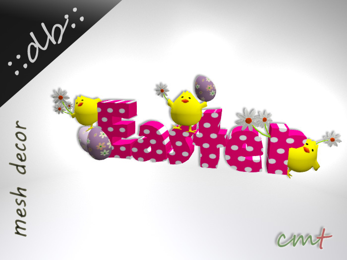 ::db:: Easter Letter 3D I
