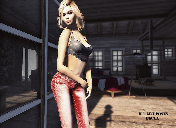 M-1 Becca (female standing pose)