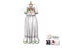 {amiable}Mesh Embroidered Pattern Boho Summer Maxi Dress12