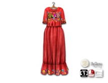{amiable}Mesh Embroidered Pattern Boho Summer Maxi Dress13