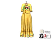 {amiable}Mesh Embroidered Pattern Boho Summer Maxi Dress14