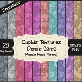 *Cupids Textures * 20 DENIM CAMO