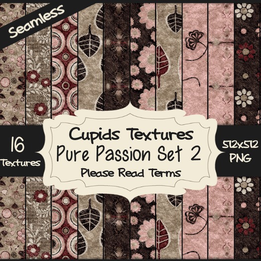 *Cupids Textures * 16 PURE PASSION SET 2