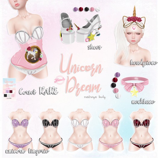 *Tentacio* Unicorn dream gacha. Necklace black