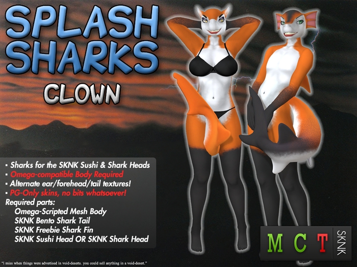 SKNK: Splash Shark Applier - Clown