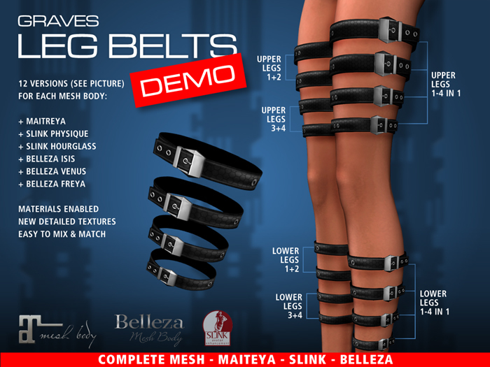 GRAVES Leg Belts - DEMO