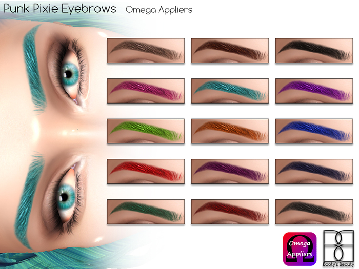 *Booty's Beauty* Omega Brows ~ Punk Pixie