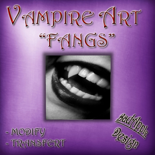 Vampire Art FANGS