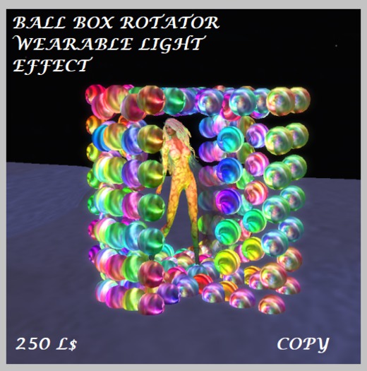 SPHERE CUBE ROTATOR ~ WEARABLE LIGHT EFFECT 