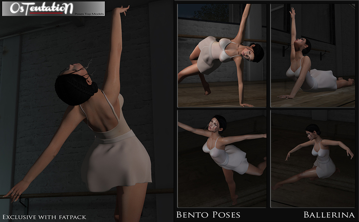 * OsTentatioN * BENTO Poses SET Ballerina (Unpacker WEAR ME)