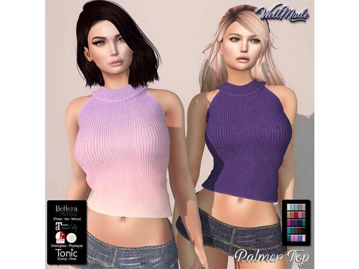 [WellMade] Palmer Top 