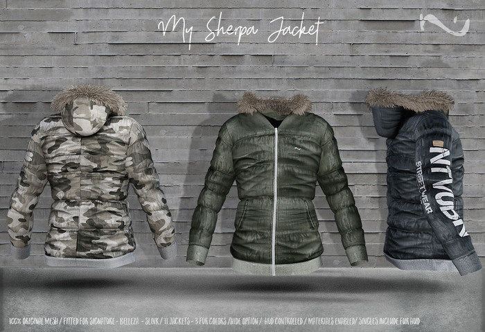 -NU- Sherpa Jacket All Colors