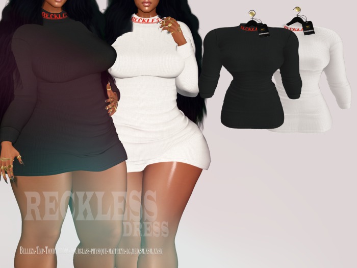 Reckless Dress Black