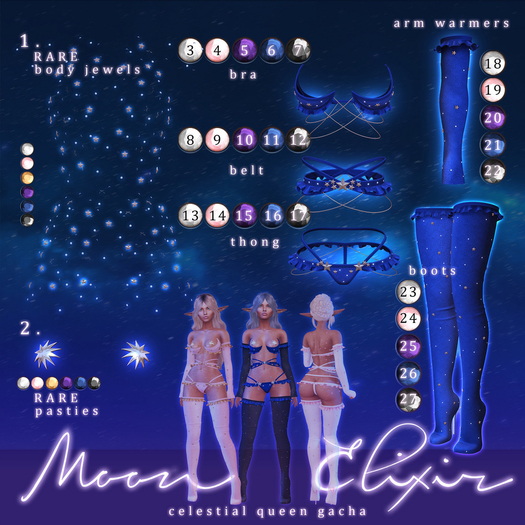 Moon Elixir - Celestial Queen - 21 - Lara - Arms - Sapphire