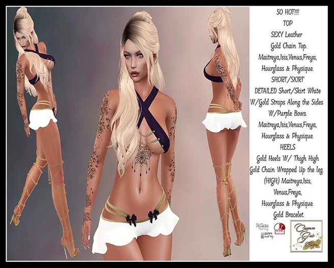 !CGF-*Chained*  (Purple & Gold) Outfit