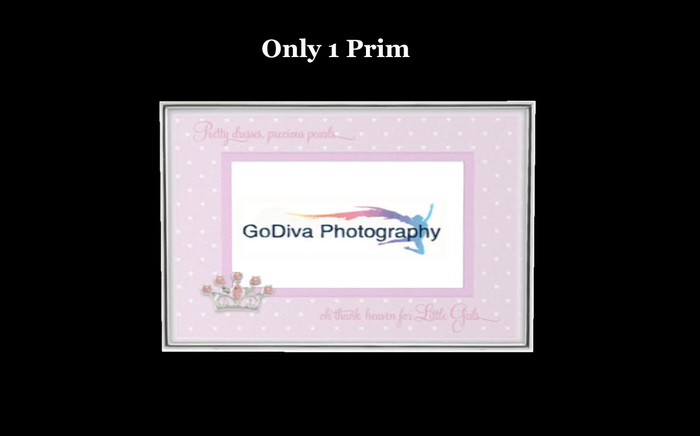 GoDiva Slide Show Baby Girl Frame1 Prim