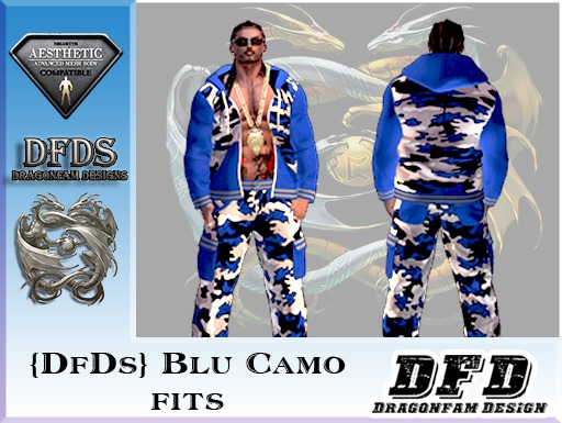 {DfDs} Blu Camo fits (wear me)