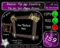 * Tip jar Set Dancer * Country * Menu Driven *