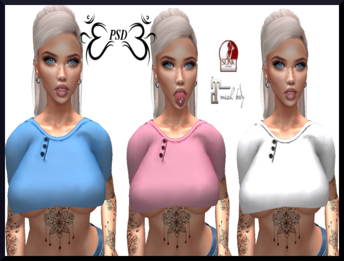 PSD! Crop Tee